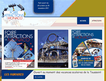 Tablet Screenshot of foire-attractions-monaco.com